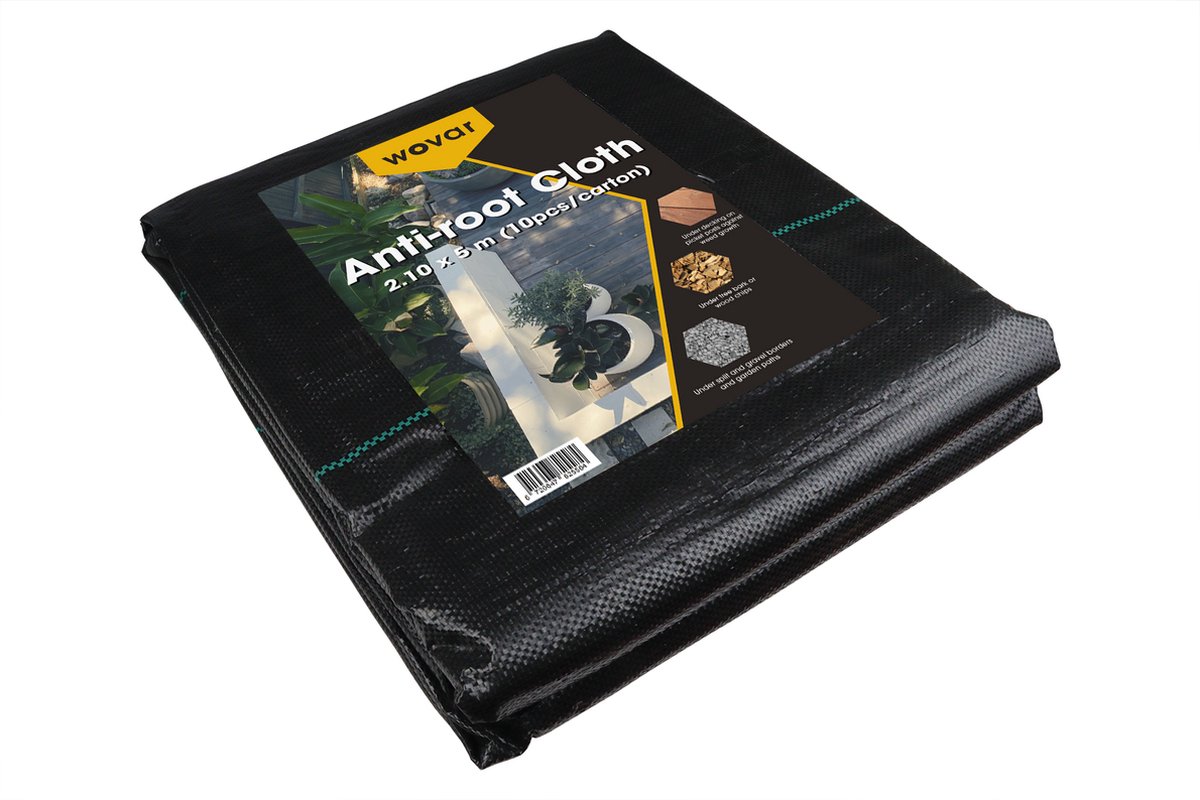 Wovar Anti worteldoek 2,10 x 5,0m | 10,50m² Per Stuk | Gronddoek