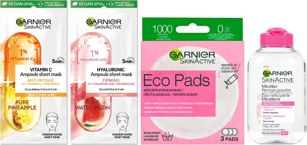 Goedkoopste Garnier Cadeauset Skin Care & Reiniging