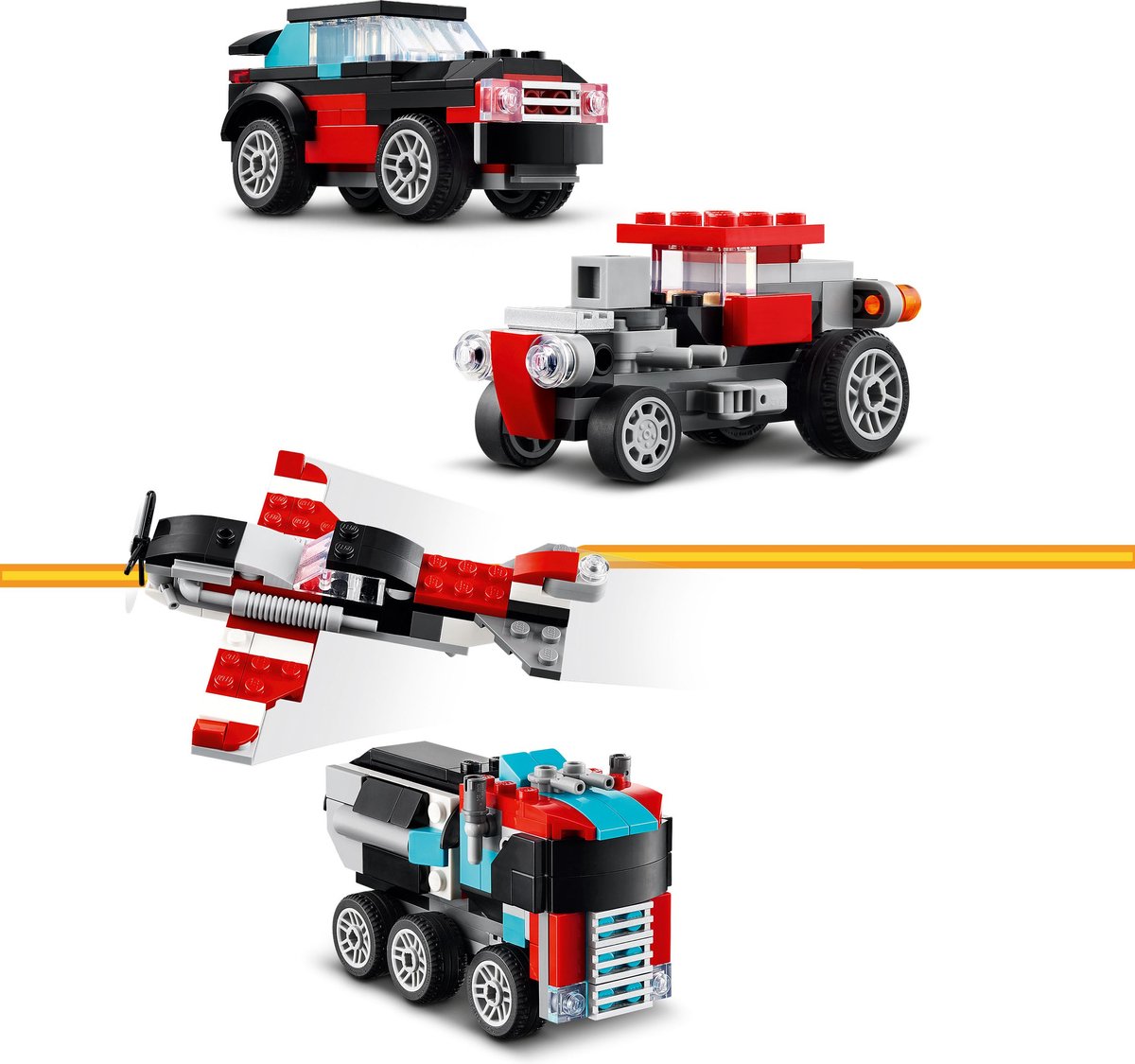 LEGO Creator 3in1 Truck met helikopter - 31146 — afbeelding 21