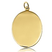 Juwelier Zwartevalk 14 karaat gouden plaat hanger - 14.101.169