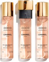 Chanel Coco Mademoiselle Intense Mini Twist and Spray Refill - 3 x 7 ml = 21 ml - eau de parfum - navullingen