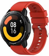 By Qubix 22mm - Siliconen sportband - Rood - Huawei Watch GT 2 - GT 3 - GT 4 (46mm) - Huawei Watch GT 2 Pro - GT 3 Pro (46mm)