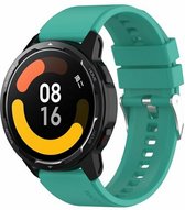 By Qubix 22mm - Siliconen sportband - Aqua groen - Huawei Watch GT 2 - GT 3 - GT 4 (46mm) - Huawei Watch GT 2 Pro - GT 3 Pro (46mm)