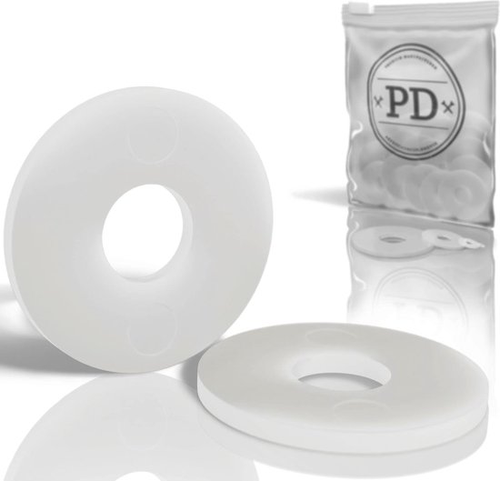 Kunststof ring M6 DIN 125 | Vlakke Polyamide ring