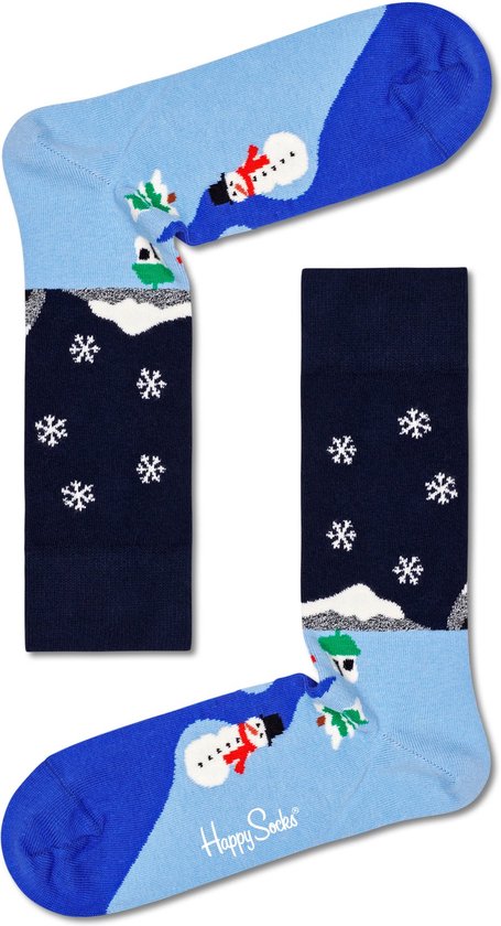 Happy Socks The Little House On The Snowland Sock - unisex sokken - Unisex - Maat: 36-40