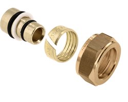Bonfix Perskoppeling - Alu-pers - Knelset voor ALU-PEX (Multilayer) - 1/2 x 20mm