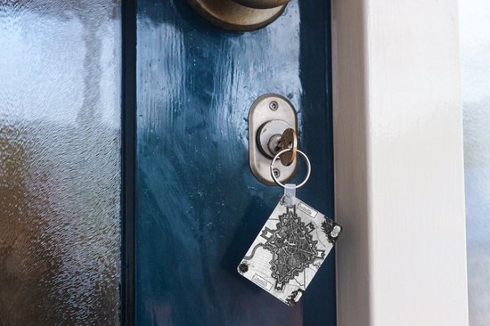 Sleutelhanger - Stadskaart - Breda - Antiek - Uitdeelcadeautjes - Plastic