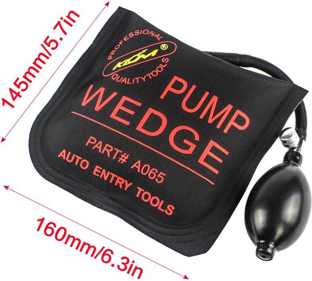 Kit De 4 Coussinets Gonflables Air Wedge - Pour Soulever Portes, Fenêtres, Meubles - TPU Résistant, Pompe Manuelle Incluse, Jusqu'à 200kg - 4