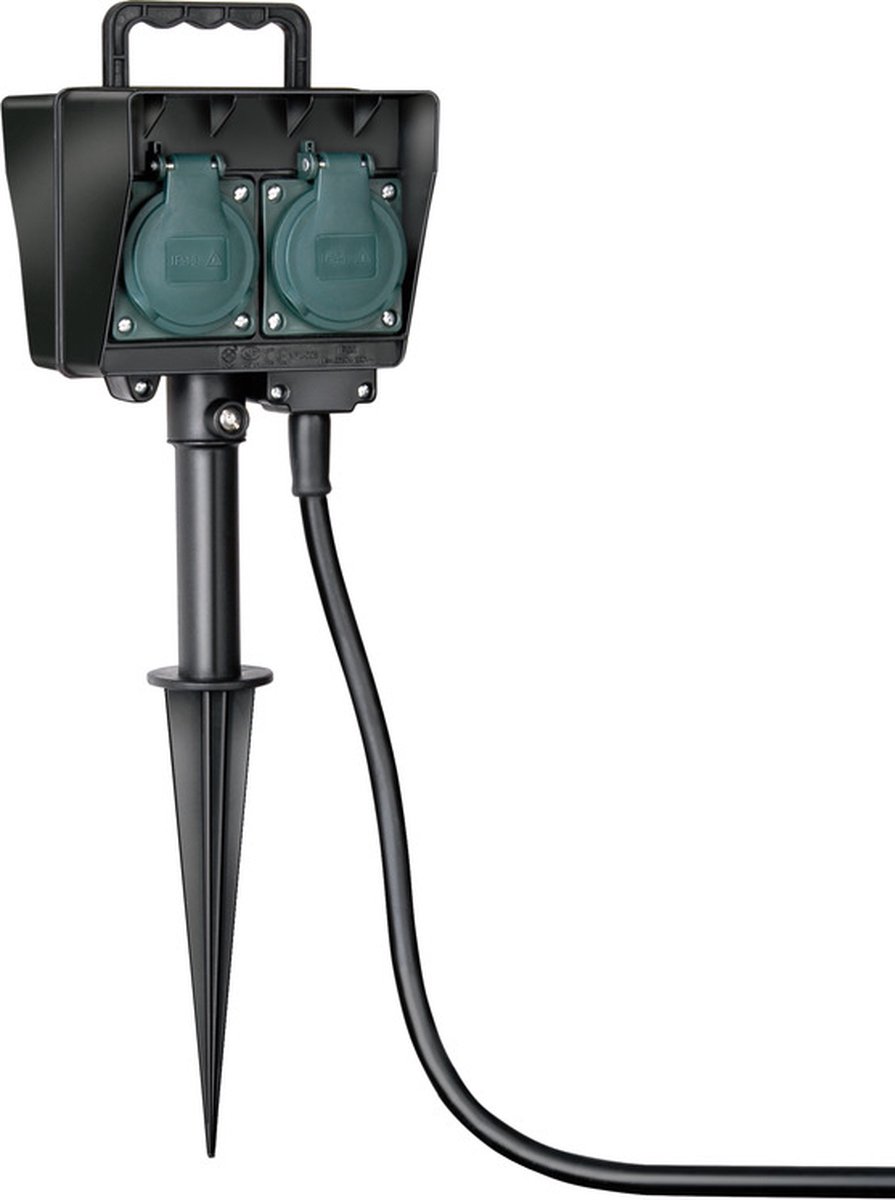 V-TAC Rallonge électrique multiprise 5 prises 10/16A norme