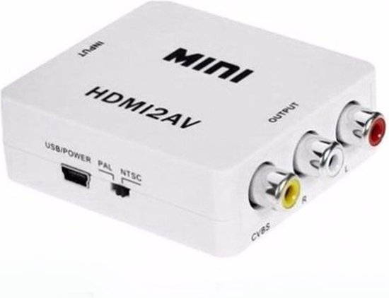Paragraaf Luidruchtig Nacht HDMI Naar Tulp AV Converter - HDMI Naar RCA Composiet Audio Video Kabel  Adapter | bol.com