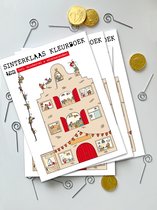 Sinterklaas kleurboek incl. aftelkalender en stickers!