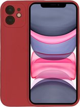 Smartphonica iPhone 11 siliconen hoesje - Rood / Siliconen;TPU / Back Cover geschikt voor Apple iPhone 11