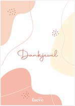 Studio Faeve Card Set Graphic Pink | Wenskaarten | Kaartenset | Eigen design | Roze