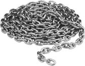Hollex DIN 766 RVS Ankerketting 6mm - 50 meter