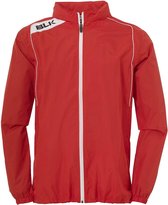 BLK sports Training regenjas maat XL, rood/wit.