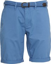 Vanguard - Heren Shorts Short Stretch Twill Peyote - Blauw - Maat 36