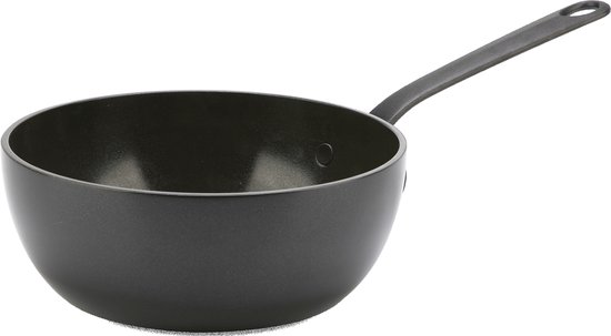 GreenPan Craft Aluminium Steelpan zonder deksel Ø20cm – 2.0L - PFAS-vrij – Zwart – Inductie- en Vaatwassergeschikt – Ovenbestendig tot 220° - Gehard Aluminium – RVS Handgrepen – Groter bakoppervlak