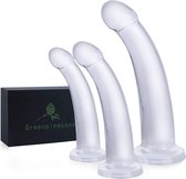Silicone Dildos Sex Toy, Set of 3 Small, Medium and Large