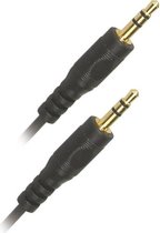 APM Jack Kabel - 3.5mm - Stereo Male / Male - Zwart - 5m