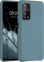 kwmobile telefoonhoesje voor Xiaomi Mi 10T / Mi 10T Pro - Hoesje met siliconen coating - Smartphone case in Arctische nacht