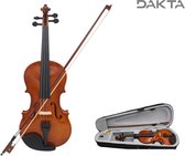 Dakta ® Akoestische Viool Klein | 59 cm x 21 cm | Muziekinstrument voor Beginners | Professionele Viool | Inclusief Case