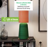 LEDatHOME – Tafellamp | Design KLANT | Inclusief LED lamp en snoerdimmer.