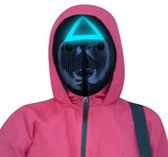 Squid Game - LED masker driehoek - lichtgevend gezichtsmasker - Halloween costuum - Cosplay