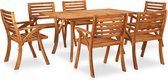 Decoways - 7-delige Tuinset massief acaciahout