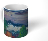 Mok - Treinrook - Edvard Munch - 350 ML - Beker