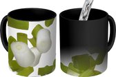 Magische Mok - Foto op Warmte Mok - Gehakte bosui dat valt - 350 ML