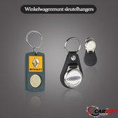 Custom made winkelwagenmunt Sleutelhangers met logo - minimale afname 100 stuks - na bestelling word er contact op genomen - relatiegeschenken - Cargift