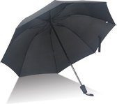 Zwarte Compacte Opvouwbare Pocket Paraplu