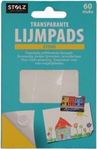 LijmPads - Lijm - Stolz - Transparante lijmPads - Pads - Sterk - Zelfklevende lijmpads - Verwijderbaar - 60stuks.
