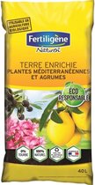 Aarde verrijkt met mediterrane planten en citrusvruchten 40L