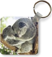 Sleutelhanger - Koala's - Knuffel - Dieren - Kids - Jongens - Meiden - Plastic - Rond - Uitdeelcadeautjes
