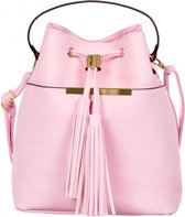 Nicole Brown Schouderhandtas roze, ecoleder - Handtassen Dames - Schoudertassen Vrouw