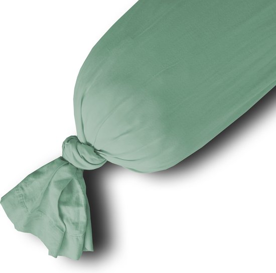 Guling-sleeve - Kussensloop Celadon, 185cm, 100% Katoen, Geschikt voor Guling XL, Luxe en Soft, Zachte Slaapervaring