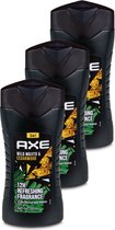 Axe Green Mojito & Cedarwood Douchegel - 3 x 250 ml - Voordeelverpakking