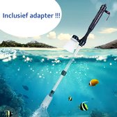 Aquarium stofzuiger met Adapter - Bodemreiniger - Elektrisch - Water verversen - 54 tot 80 cm - Aquariumbodemreiniger - LumifyMe