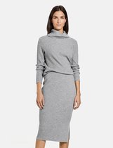 GERRY WEBER Dames Gebreide rok Smoky Grey Melange-42