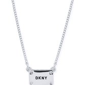 DKNY Damen-Kette Messing Glasstein One Size Zilver 32018031