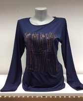 Sophia Perla-T-Shirt-Blauw-Nikita-maat 44