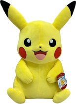 Pokemon XXL Pluche Knuffel Pikachu 60 cm | Pokemon Plush Toy | Pokemon Peluche Knuffel voor kinderen | Extra grote knuffel!