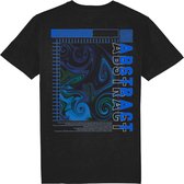 Tshirt heren - Abstract - Wurban Wear | Streetwear | Premium fit | tshirts heren | kleding | Zwart