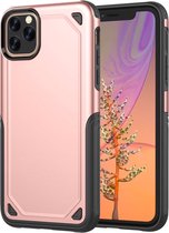 Mobiq - Extra Beschermend Armor Hoesje iPhone 11 Pro Max - roze