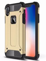 Mobiq Rugged Armor Case iPhone XR | Stevige back cover | TPU en Polycarbonaat | Stoer ontwerp | Schokbestendig hoesje Apple iPhone XR (6.1 inch)