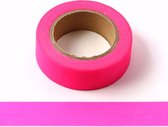 neon roze washi tape | 15mm - 10m