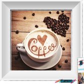 Artstudioclub®  Diamond painting volwassenen 30*30cm  koffie