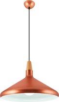 SK lighting 4481-3 - Modern Hanglamp Pentole - 1x40W E27 - Ø:38 x H:120 cm - Roosgoud