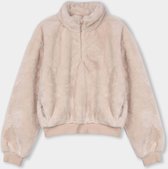 Tiffosi-meisjes-trui-sweater-faux fur-Milkshake-kleur: beige-maat 128